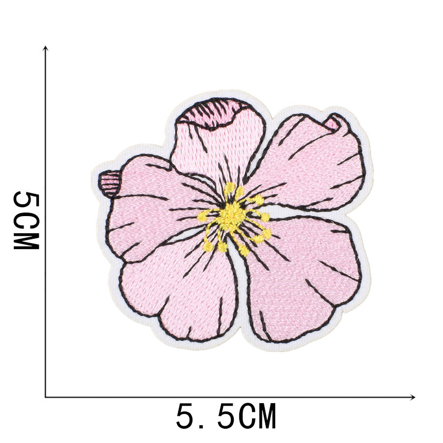 Wholesale New Summer Waves Embroidery Cloth Sticker